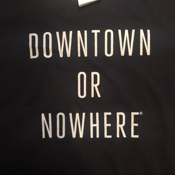 Knowlita Downtown or Nowhere NYC Blavk T-shirt Size Small Ships Same Day - Picture 5 of 6